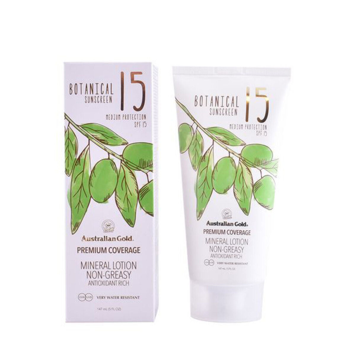 Zonnebrand Lotion Australian Gold 147 ml Groen Spf 15 - Schoonheid, Huidverzorging - Australian Gold