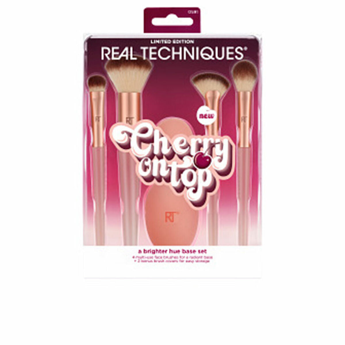 Make - upborstel Real Techniques CHERRY ON TOP 6 Onderdelen - Schoonheid, Gebruiksvoorwerpen en accessoires - Real Techniques