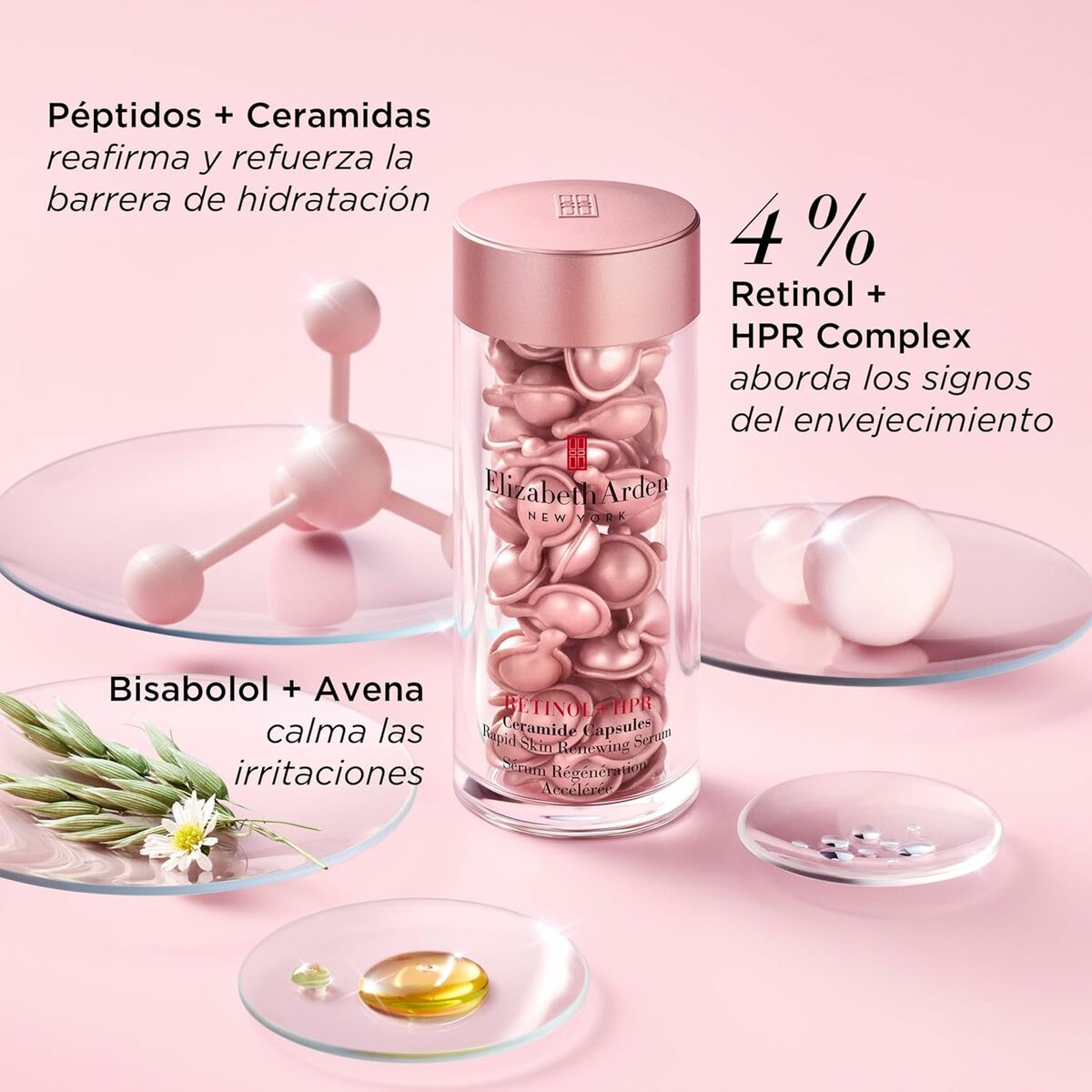 Gladmakende Serum Elizabeth Arden RETINOL (60 Stuks) - Schoonheid, Huidverzorging - Elizabeth Arden