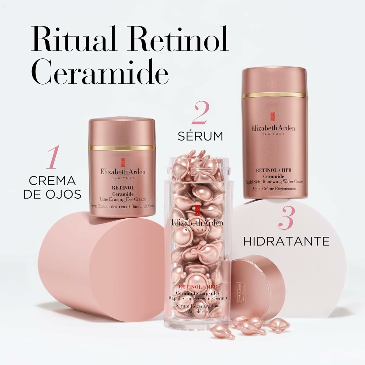 Gladmakende Serum Elizabeth Arden RETINOL (60 Stuks)