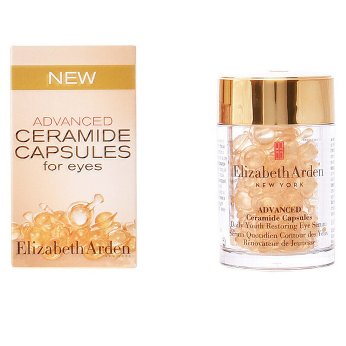 Oogcontour Advanced Ceramide Elizabeth Arden Advanced Ceramide Capsules (60 uds) (60 Stuks) - Schoonheid, Huidverzorging - Elizabeth Arden