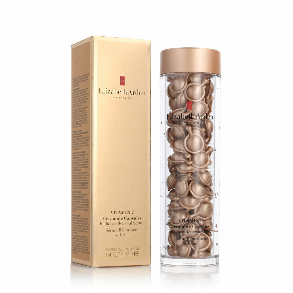 Verzachtend Serum Elizabeth Arden Ceramide Vitamine C Capsules (90 Stuks)