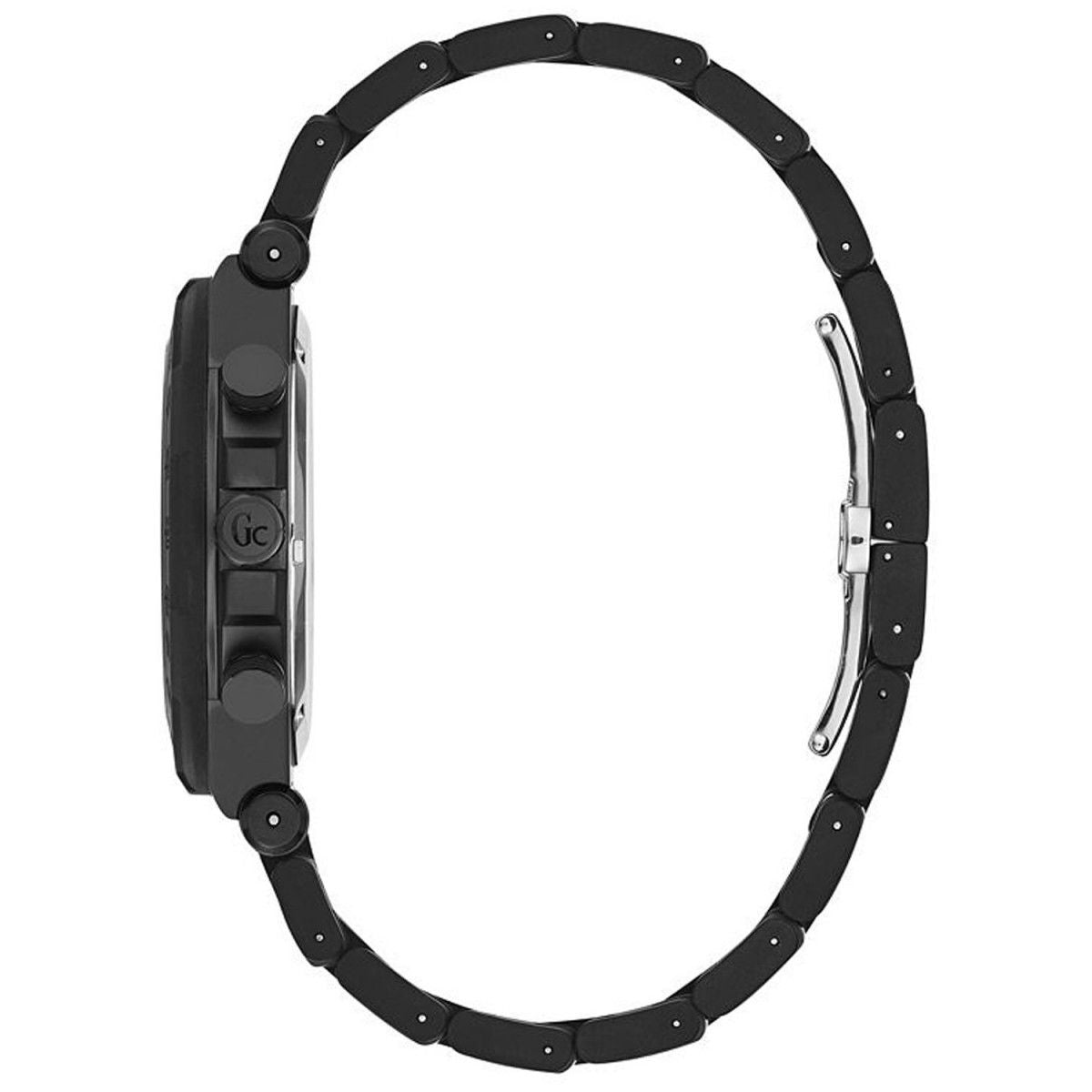 GC Watches Herenhorloge Zwart RVS - Statement Design Ø 45mm - Y35006G2 - Klokken, Heren - GC Watches