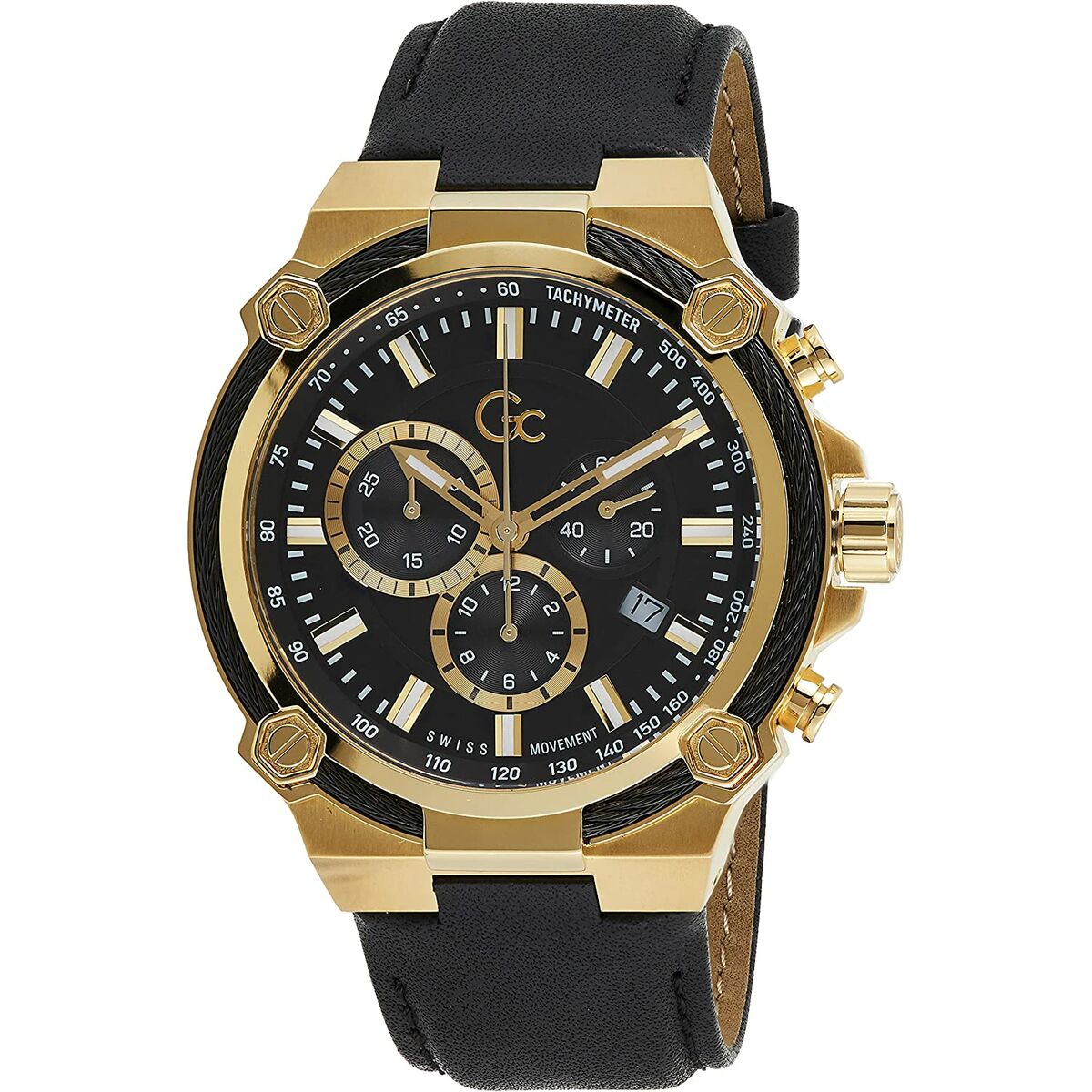 Horloge Heren GC Watches Y24011G2MF (Ø 44 mm) - Klokken, Heren - GC Watches