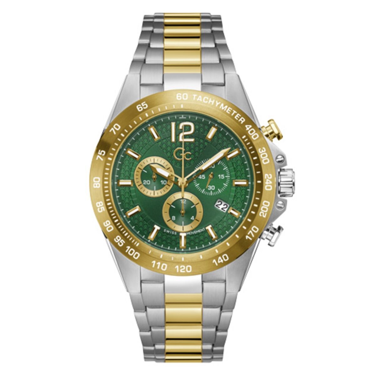 Horloge Heren Guess Z07008G9MF Groen - Klokken, Heren - Guess