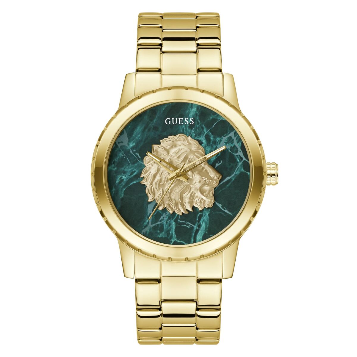 Horloge Heren Guess MONARCH Gouden