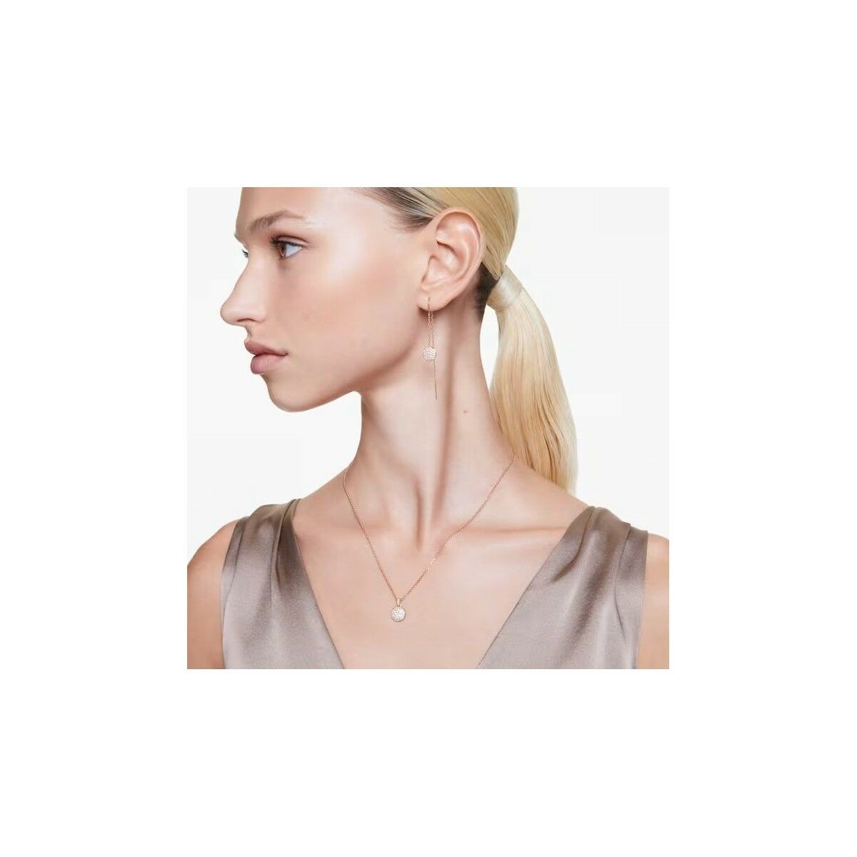 Ketting met bijpassende oorbellen voor vrouwen Swarovski 5683451