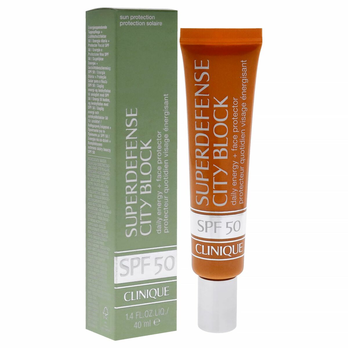 Zonnebrandcrème Clinique Superdefense Spf 50 40 ml - Schoonheid, Huidverzorging - Clinique