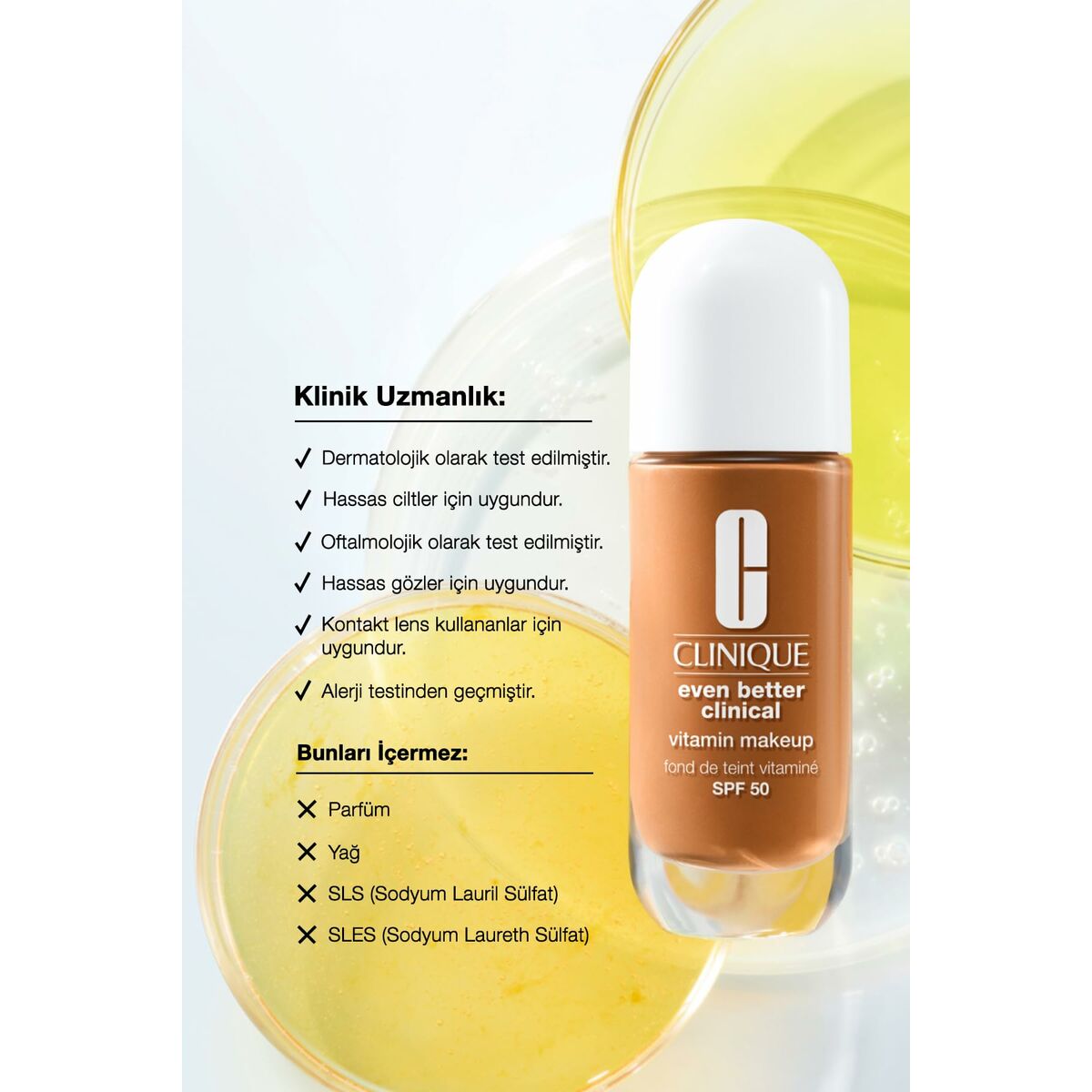 Crème Make - up Basis Clinique EVEN BETTER Nº 3 - Light Warm Spf 50 30 ml - Schoonheid, Make - up - Clinique