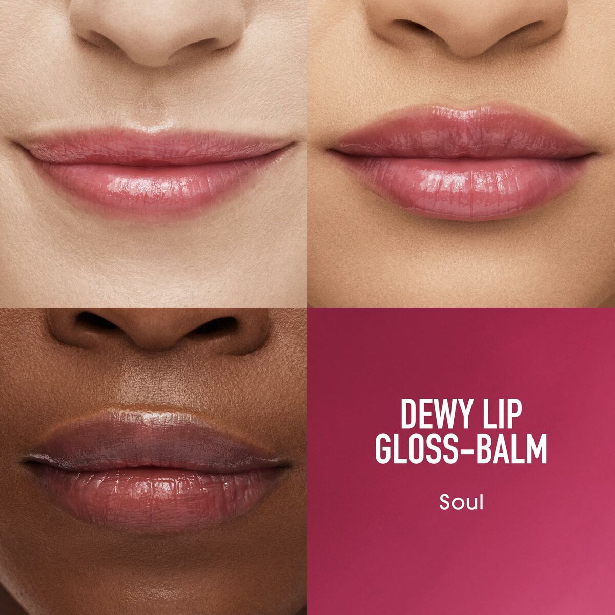 Lippenstift bareMinerals DEWY LIP Paars Soul 2,3 g - Schoonheid, Make - up - bareMinerals
