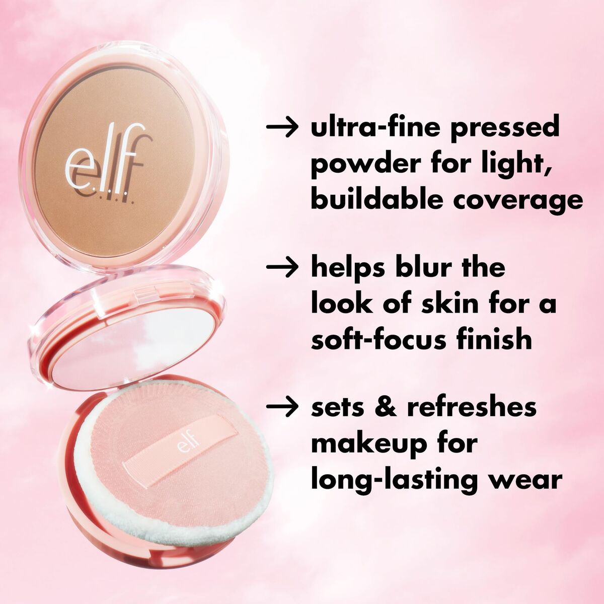 Poeder Makeup Basis Elf HALO GLOW Light Neutral 10 g - Schoonheid, Make - up - Elf