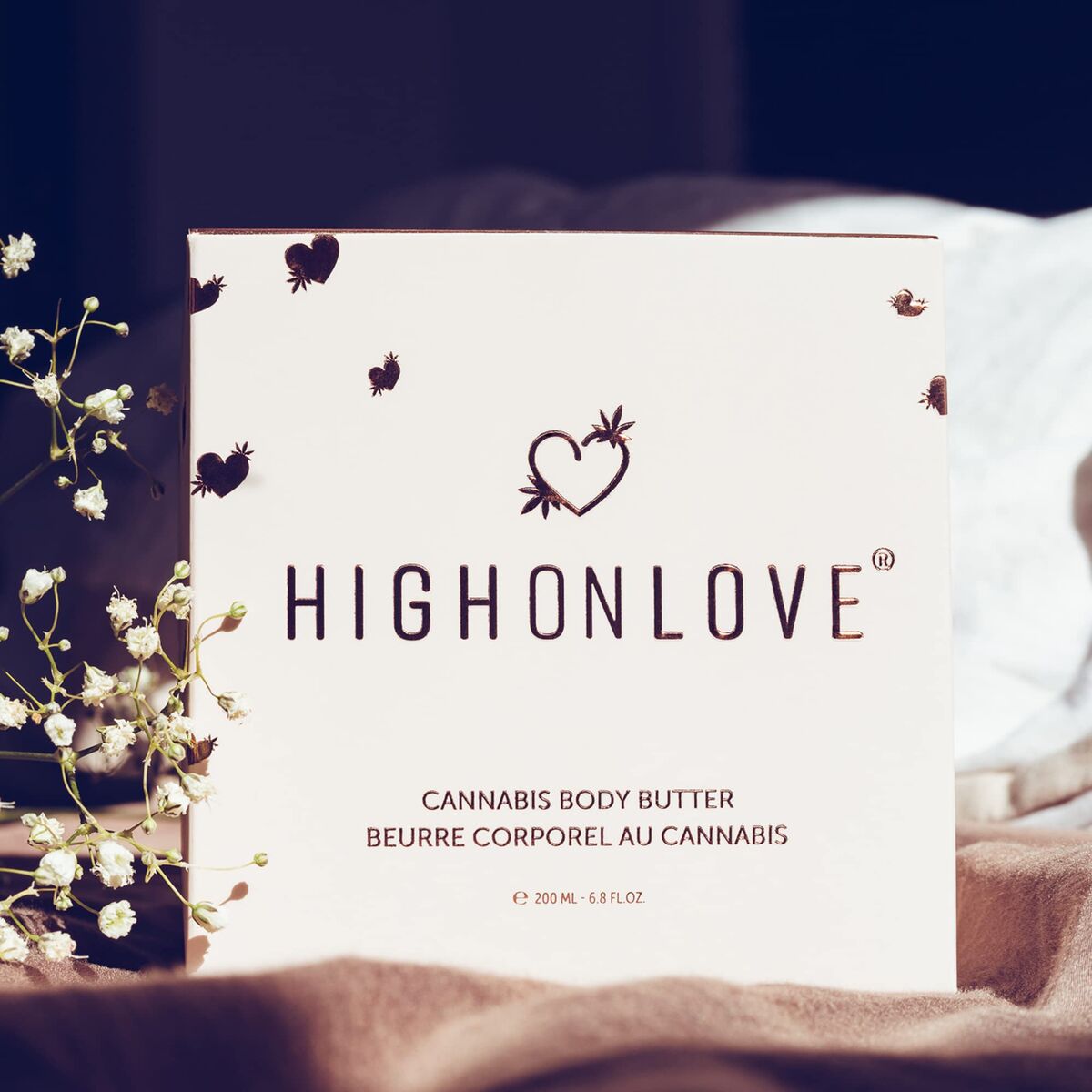 Lichaamscrème High on Love Cannabis 200 ml