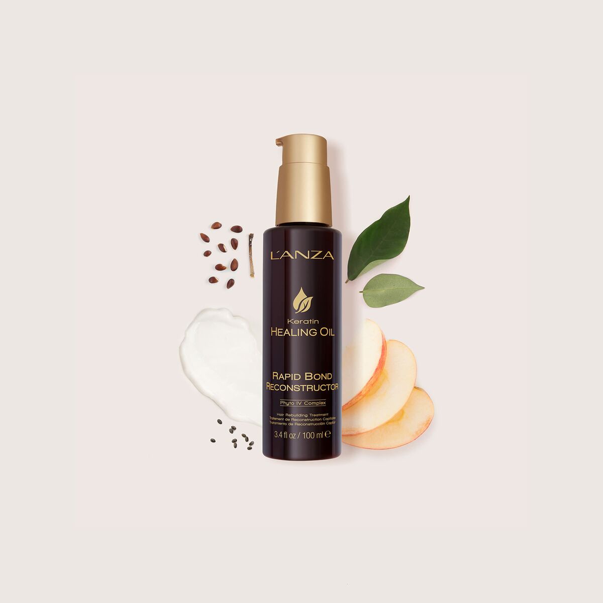 Styling Crème L'ANZA Keratin Healing Oil 100 ml - Schoonheid, Haarverzorging - L'ANZA