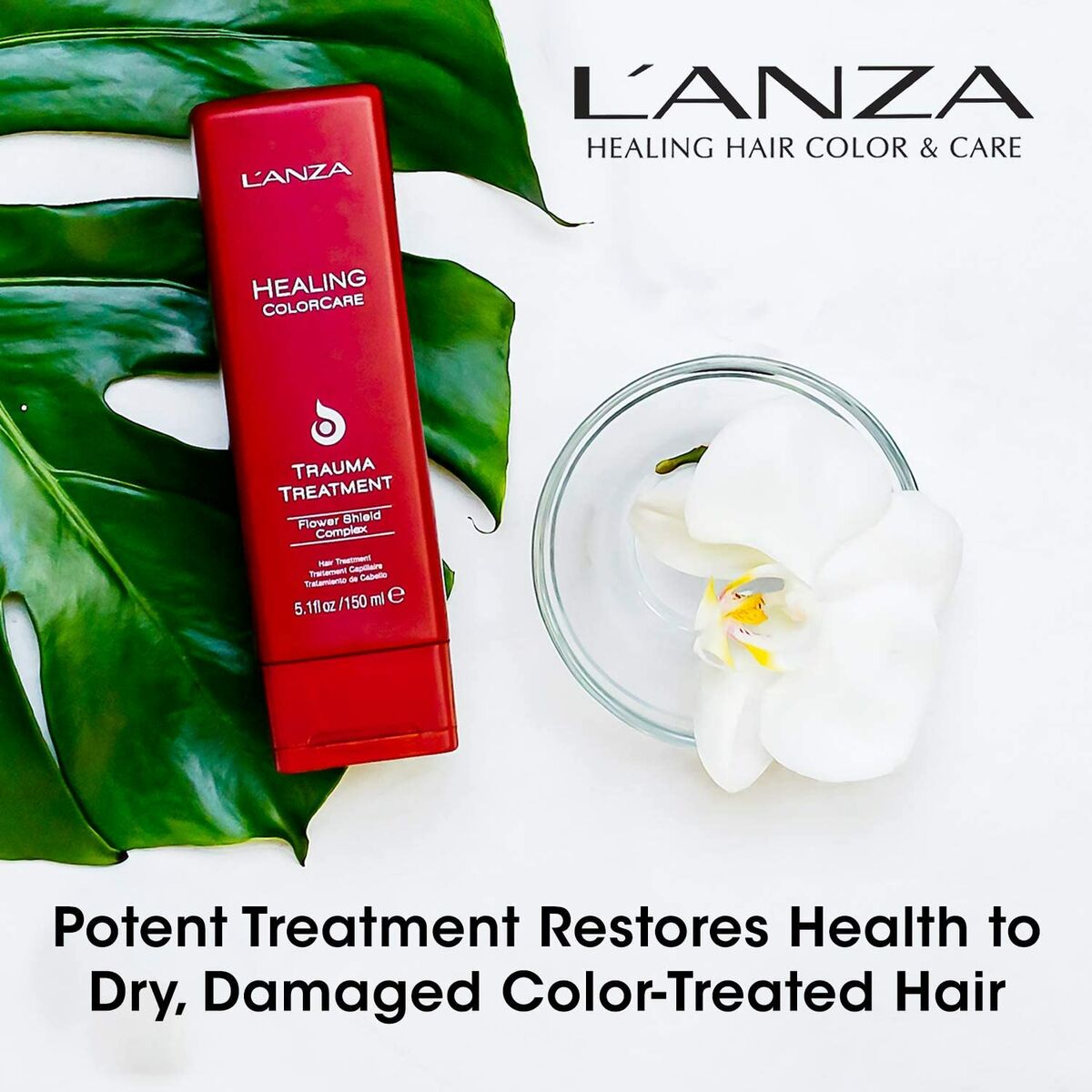 L'ANZA Trauma Treatment Color Protector Cream - Haarmasker 1 Liter - Schoonheid, Haarverzorging - L'ANZA