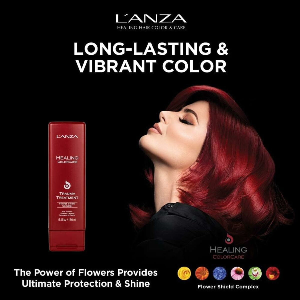 L'ANZA Trauma Treatment Color Protector Cream - Haarmasker 1 Liter - Schoonheid, Haarverzorging - L'ANZA