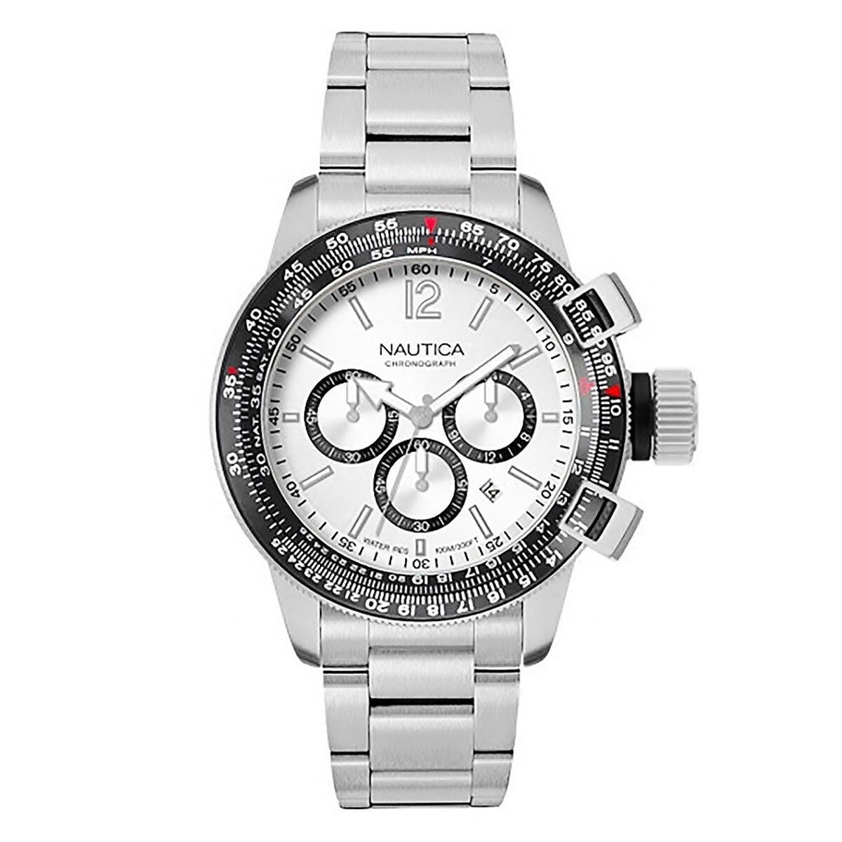 Horloge Heren Nautica NAPBFCF04 Zilverkleurig - Klokken, Heren - Nautica