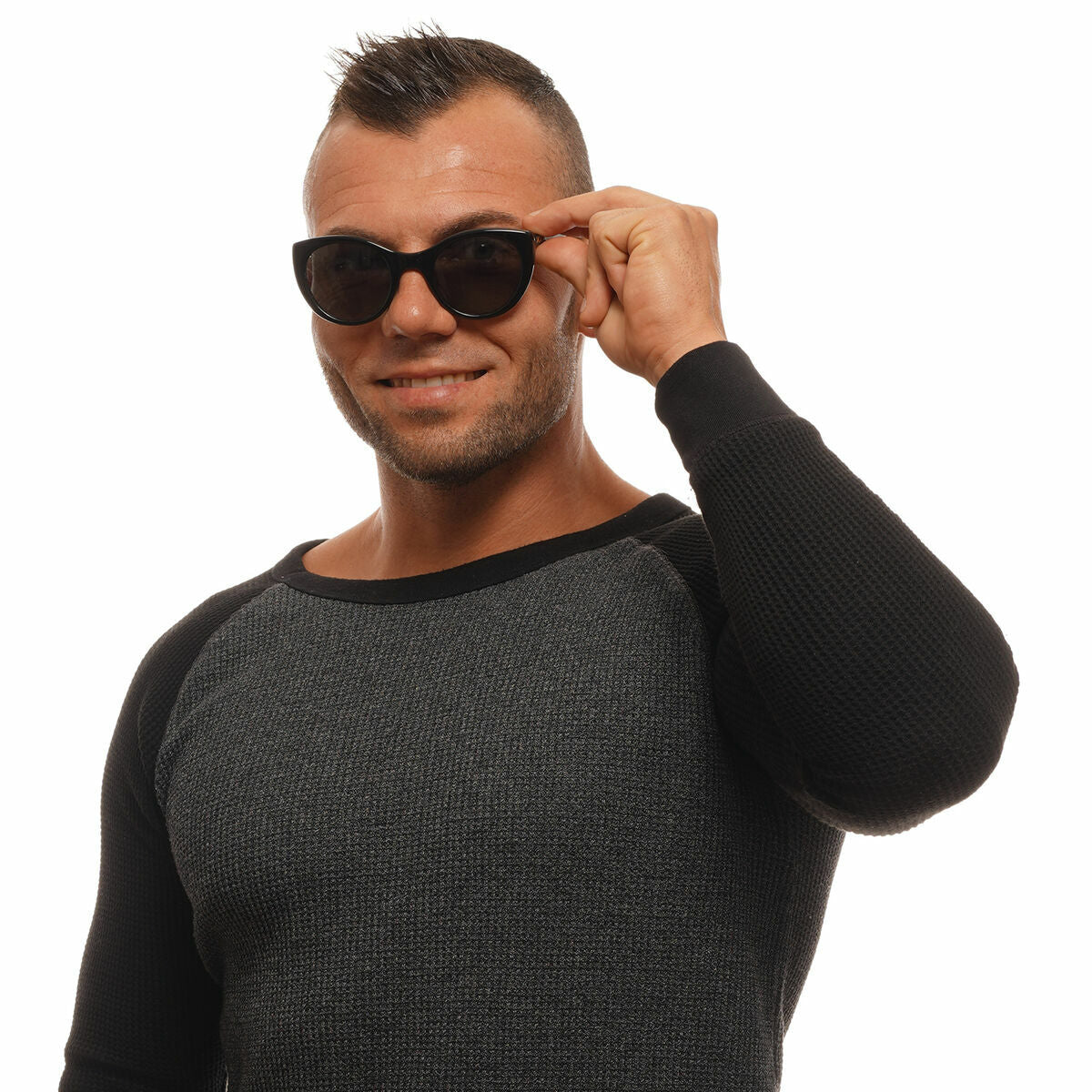 Zonnebril Uniseks Ermenegildo Zegna ZC0009-01A50 Ø 50 mm