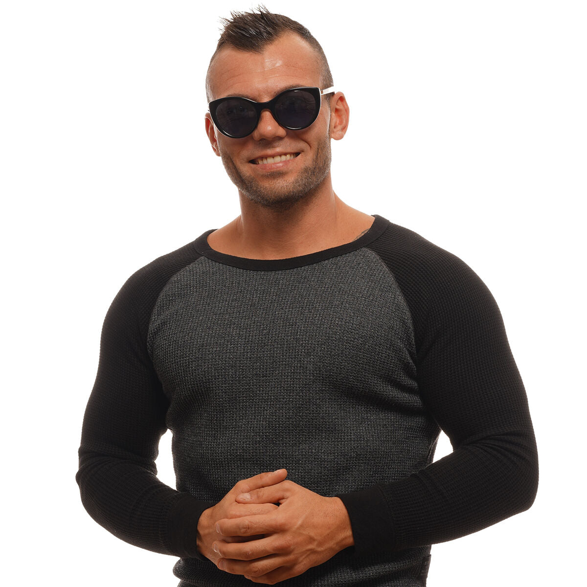 Zonnebril Uniseks Ermenegildo Zegna ZC0009-F-01V53 Ø 53 mm