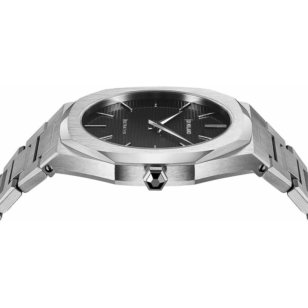 Horloge Heren D1 Milano ULTRA THIN SILVER Zilverkleurig (Ø 40 mm)