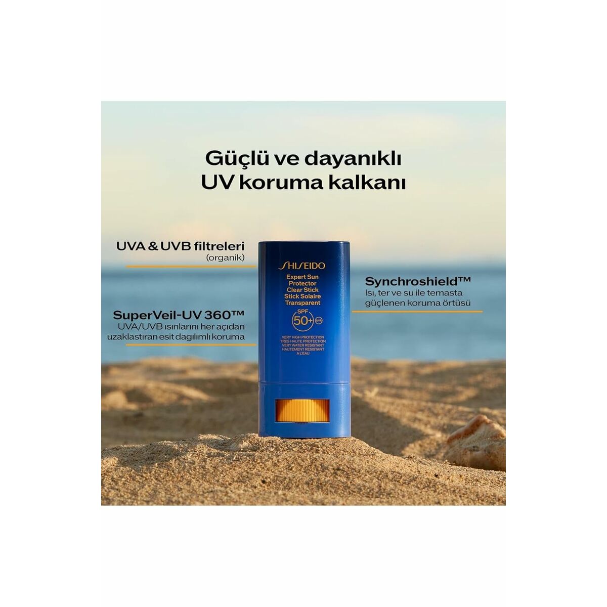 Zonnebrandcrème Shiseido SUN CARE SPORTS Spf 50+ 20 g - Schoonheid, Huidverzorging - Shiseido