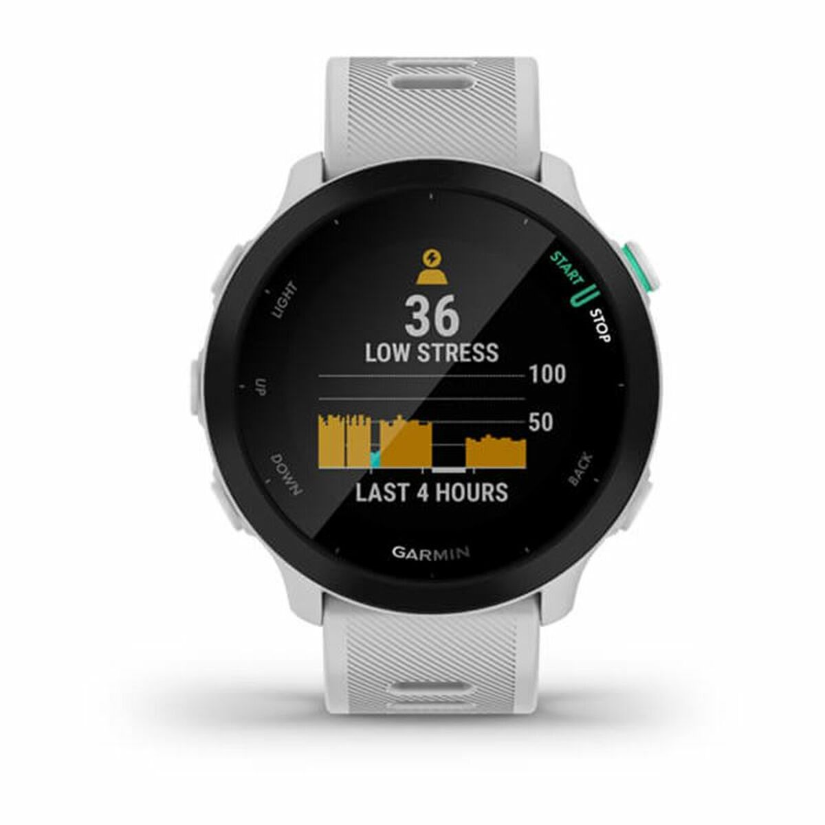 Smartwatch GARMIN Forerunner 55 Wit 1,04"
