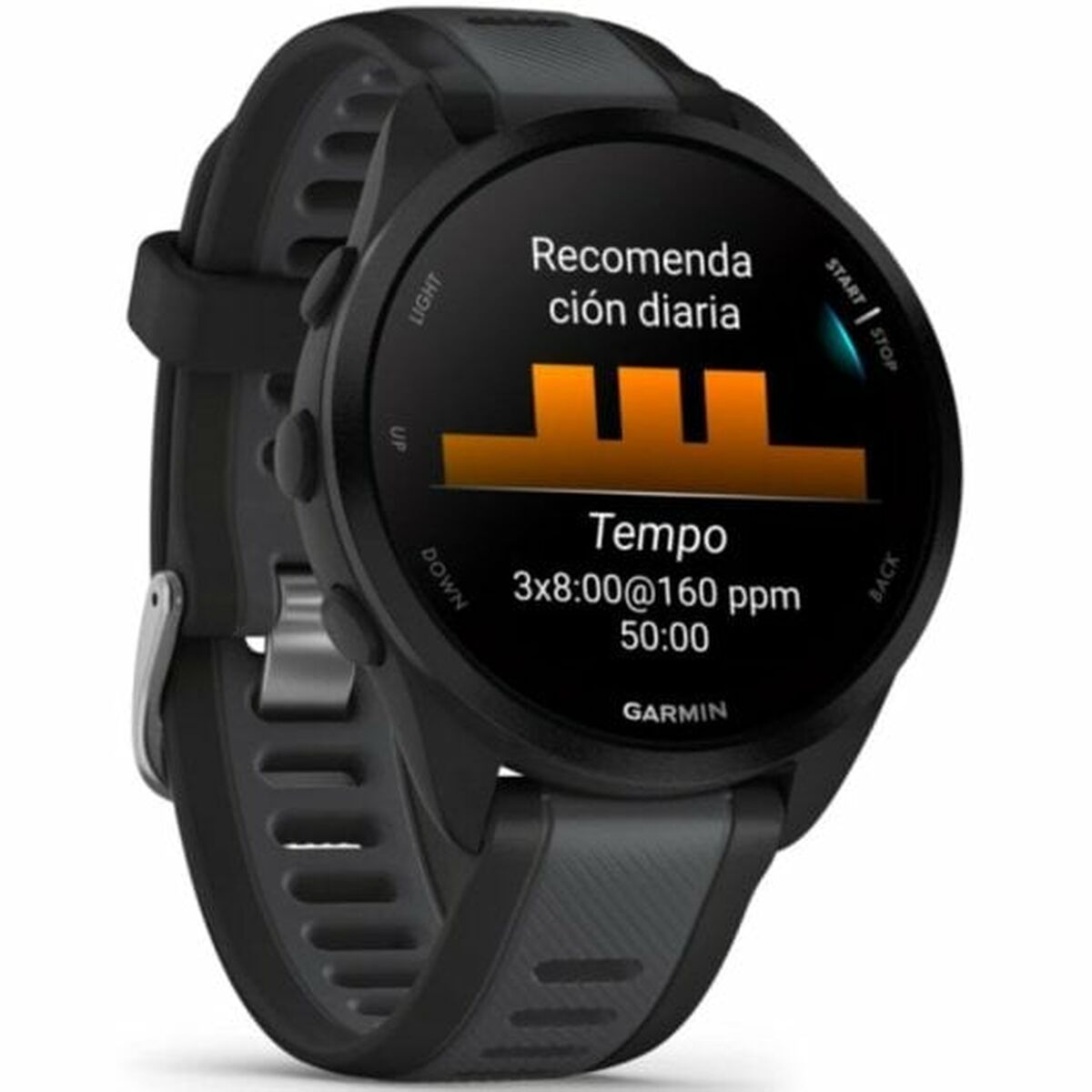 Smartwatch GARMIN Forerunner 165 Zwart Zilverkleurig 1,2"
