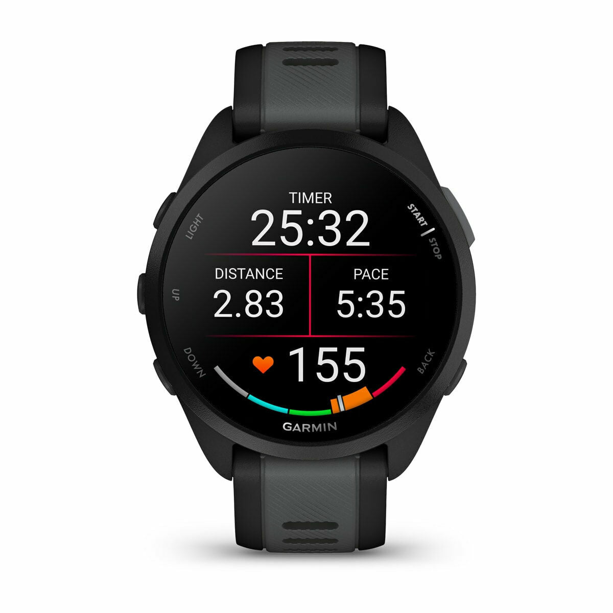 Smartwatch GARMIN Forerunner 165 Music Zwart Zilverkleurig 1,2" 43 mm