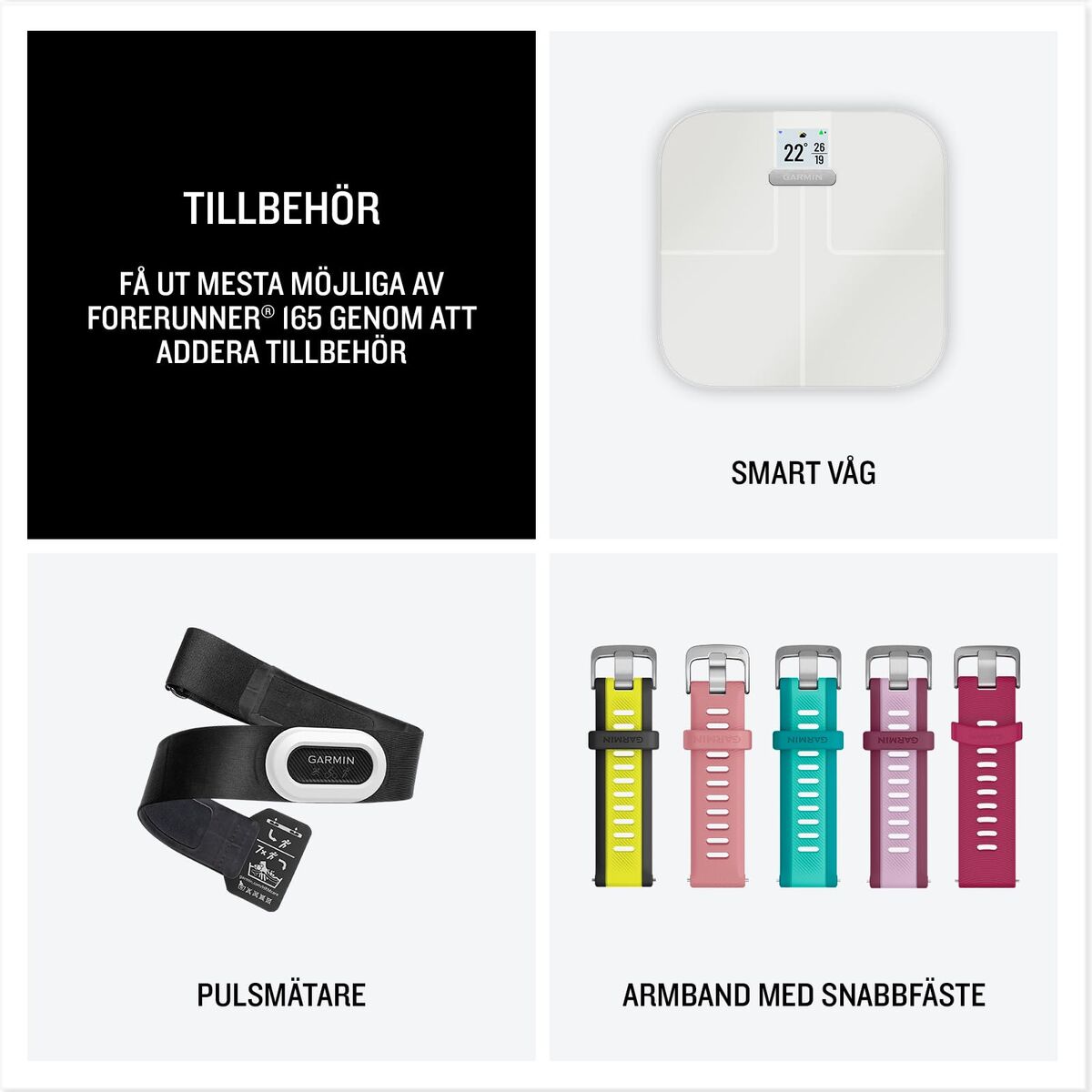 Smartwatch GARMIN 010-02863-31 Wit Grijs Zilverkleurig 1,2" 43 mm