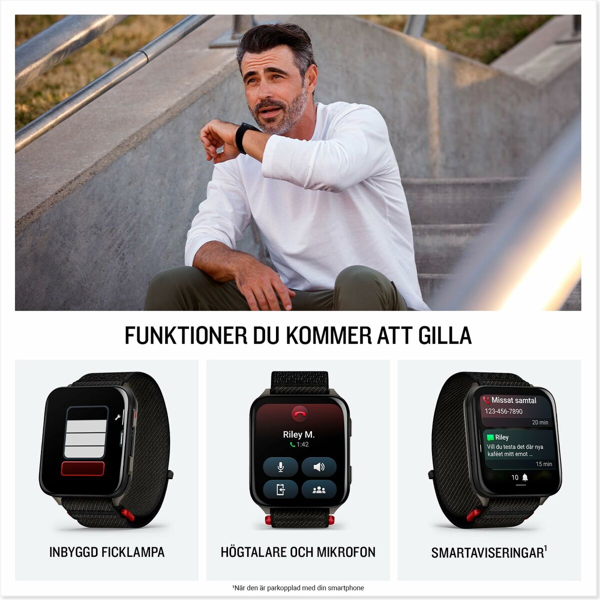 Smartwatch GARMIN 010 - 02980 - 02 Zwart Raad van bestuur 2" - Elektronica - Garmin