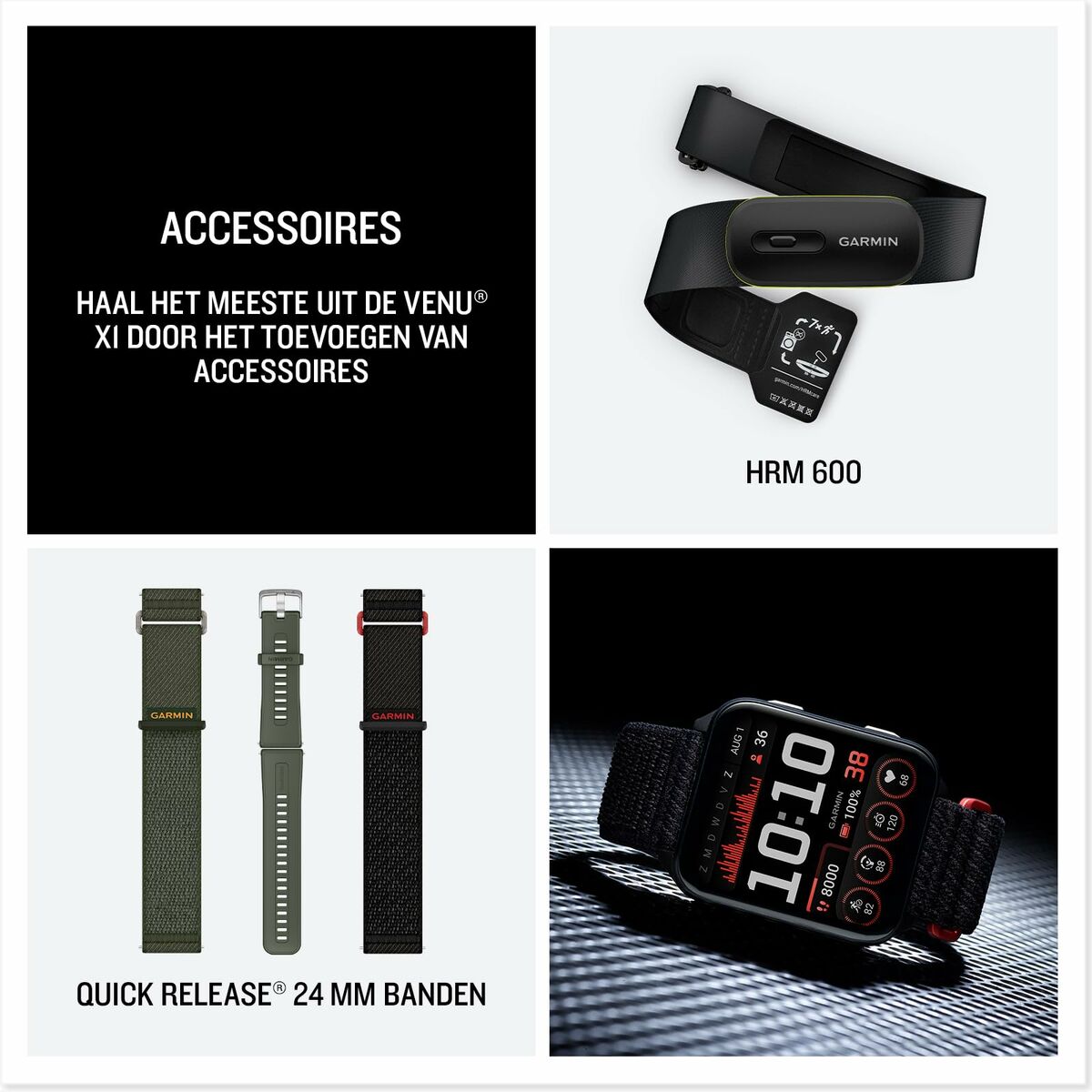 Smartwatch GARMIN 010-02980-02 Zwart Raad van bestuur 2"