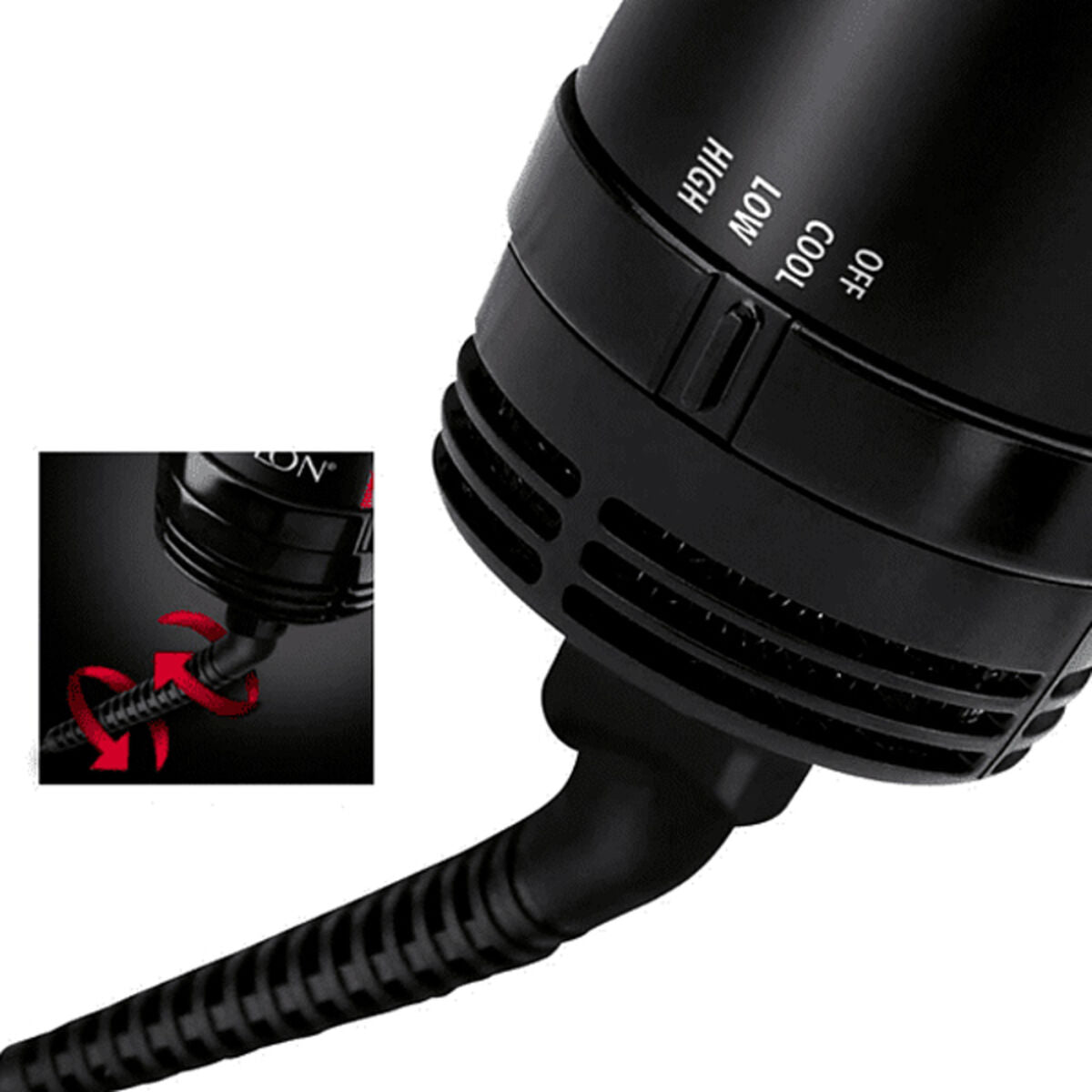 Ionische droger en volumeborstel Revlon RVDR5222E 800W - Schoonheid, Haarverzorging - Revlon