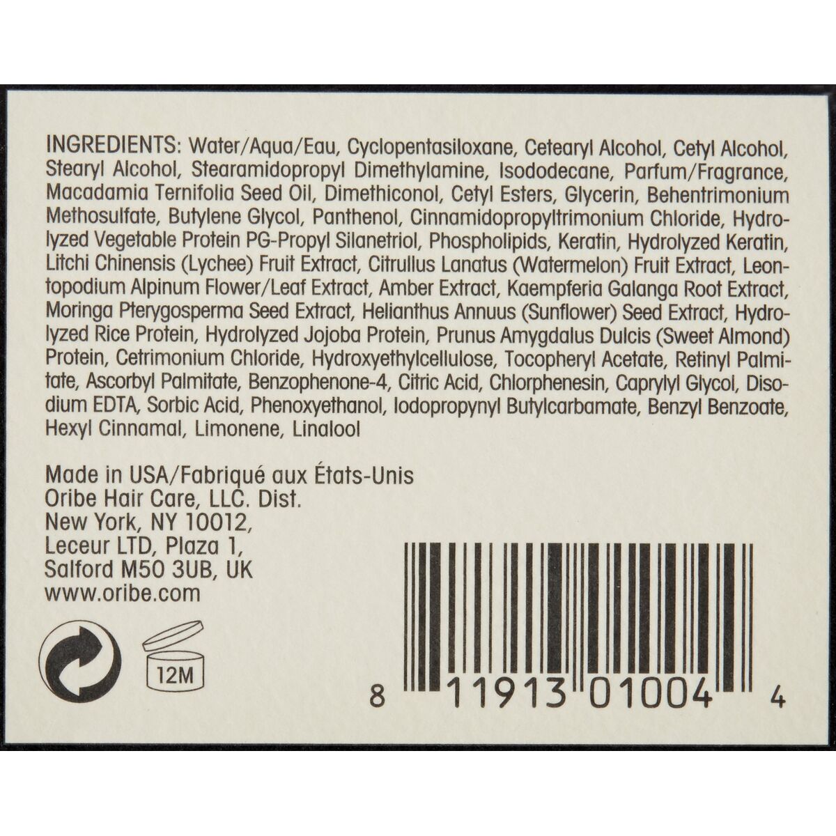 Conditioner Oribe 811913010044