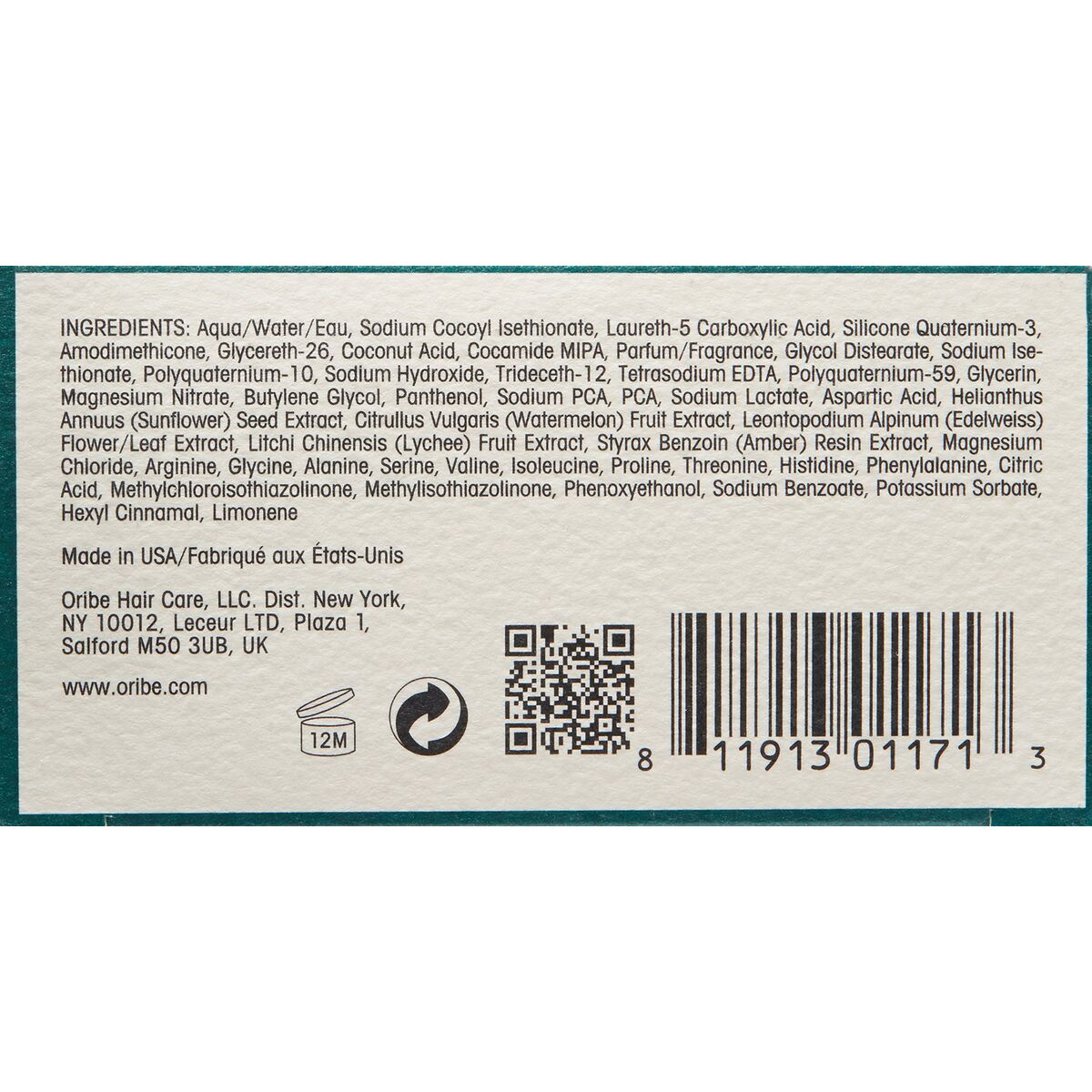 Shampoo Oribe 811913011713 250 ml - Schoonheid, Haarverzorging - Oribe