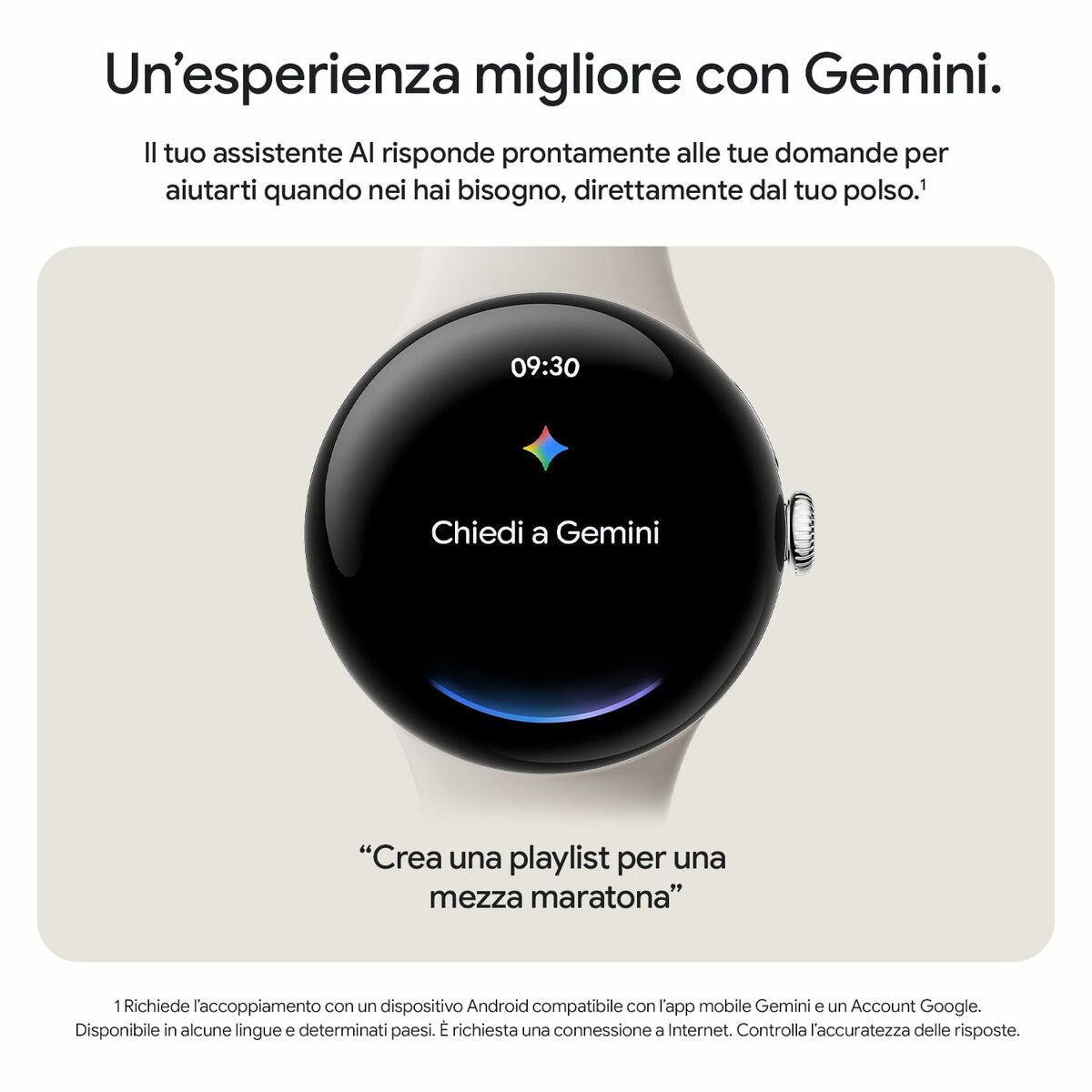 Smartwatch Google GA05785 - DE Zwart 1,4" 45 mm - Elektronica - Google