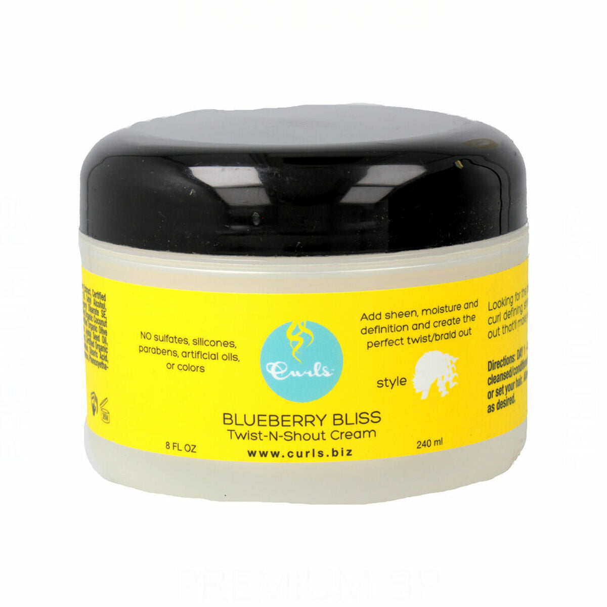 Haarlotion Curls Blueberry Bliss Twist - N - Shout Krullend Haar (240 g) - Schoonheid, Haarverzorging - Curls