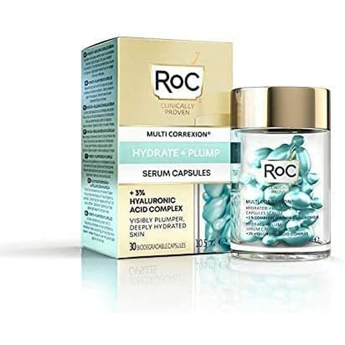 Gezichtsserum Roc Hydrate Plump Hyaluronzuur (30 Stuks) - Schoonheid, Huidverzorging - Roc