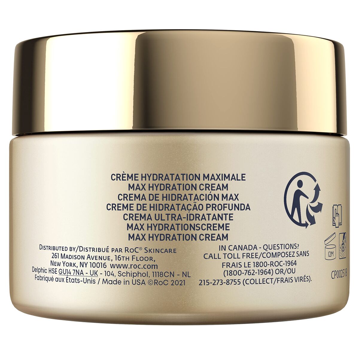 Anti-Rimpelcrème Roc Line Smoothing Advance Retinol 50 ml