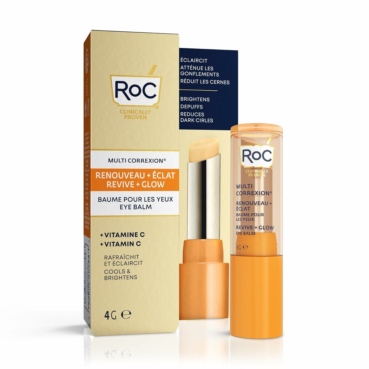 Oogcontourcrème Roc REVIVE + GLOW 4 g - Schoonheid, Huidverzorging - Roc
