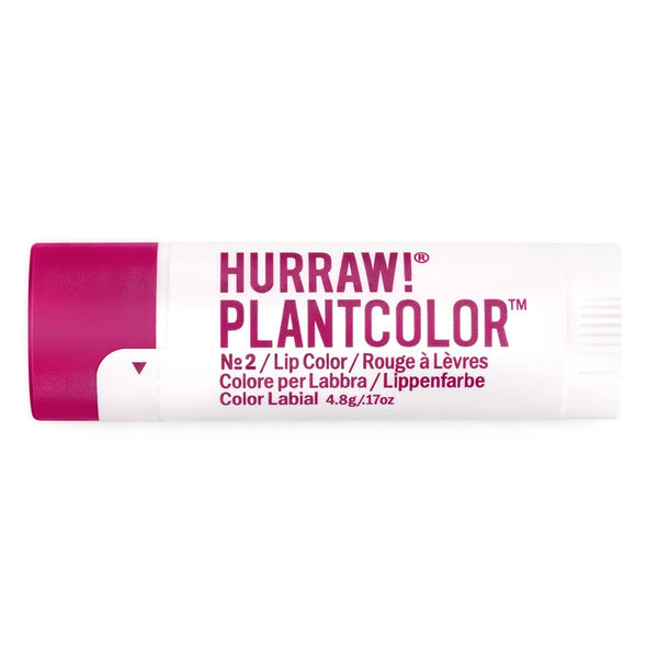 Gekleurde Lip Balsem Hurraw! PlantColor Nº 2 4,8 g Stick