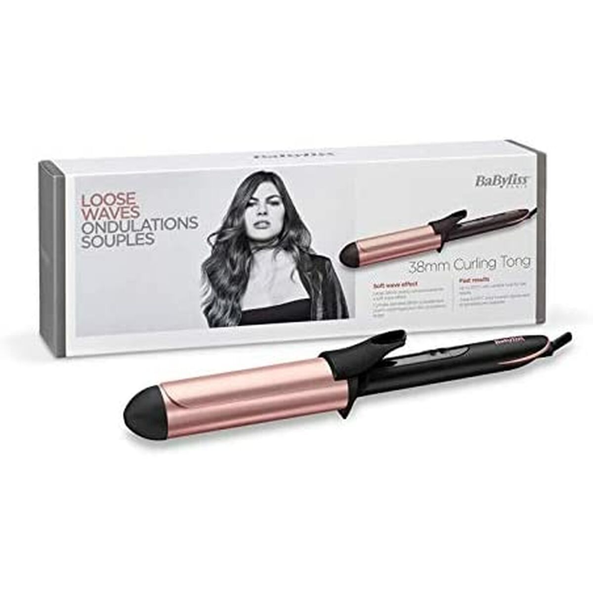 Krultang Babyliss 38 mm Curling Tong - Schoonheid, Haarverzorging - Babyliss