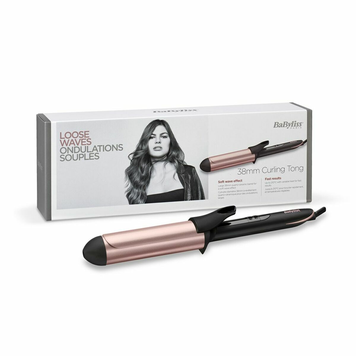 Krultang Babyliss 38 mm Curling Tong - Schoonheid, Haarverzorging - Babyliss