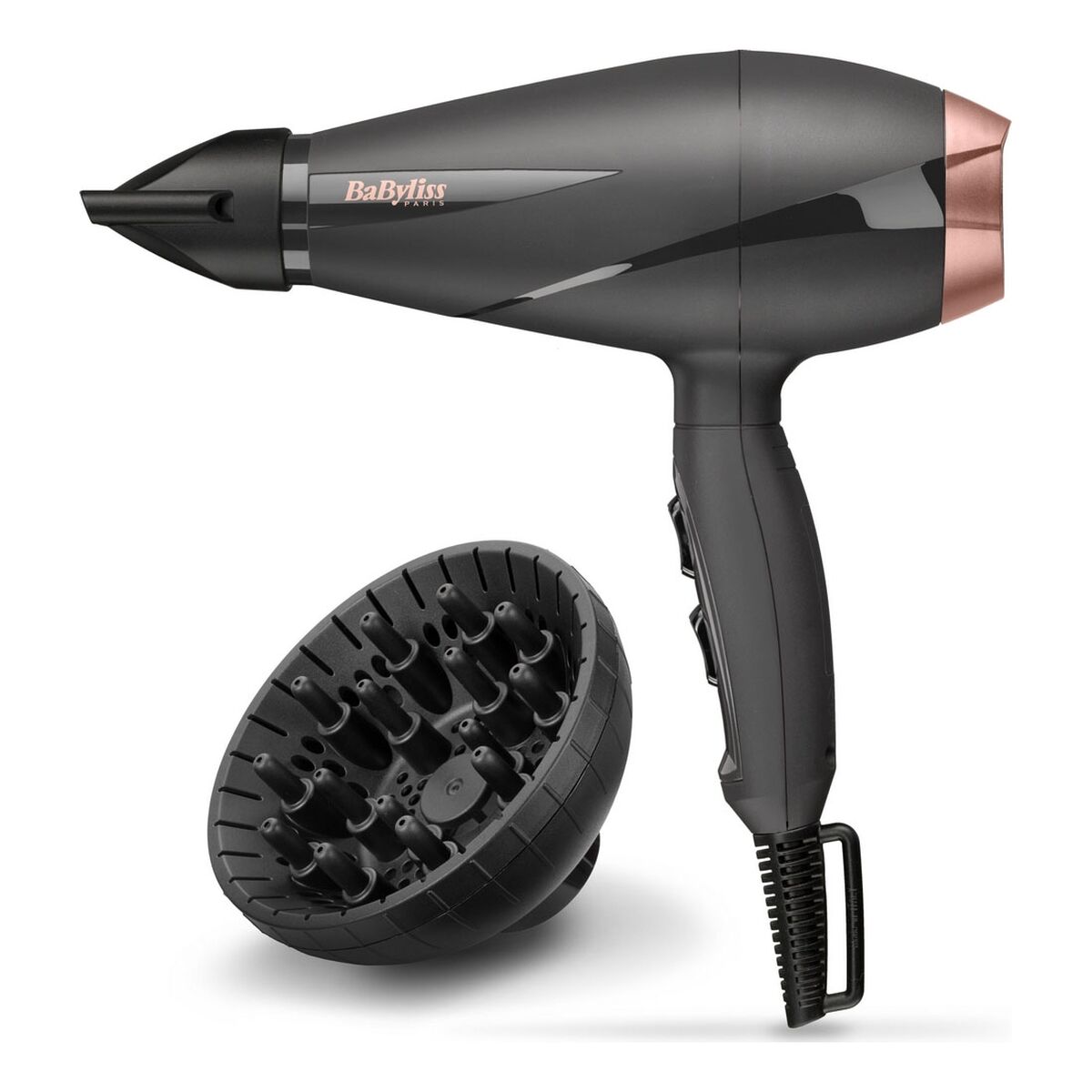 Föhn Babyliss 6709DE 2100 W Zwart Donker grijs - Schoonheid, Haarverzorging - Babyliss