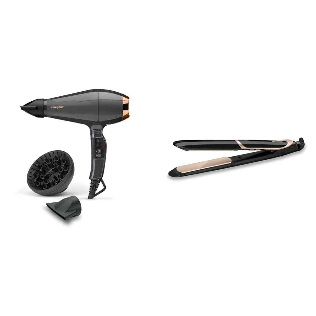 Föhn Babyliss 6719DE Zwart Grijs 2200 W - Schoonheid, Haarverzorging - Babyliss