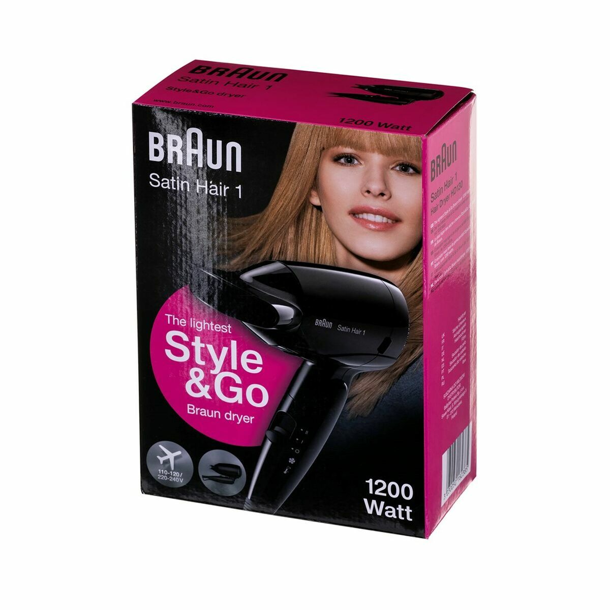 Föhn Braun HD130 Zwart 1200 W - Schoonheid, Haarverzorging - Braun