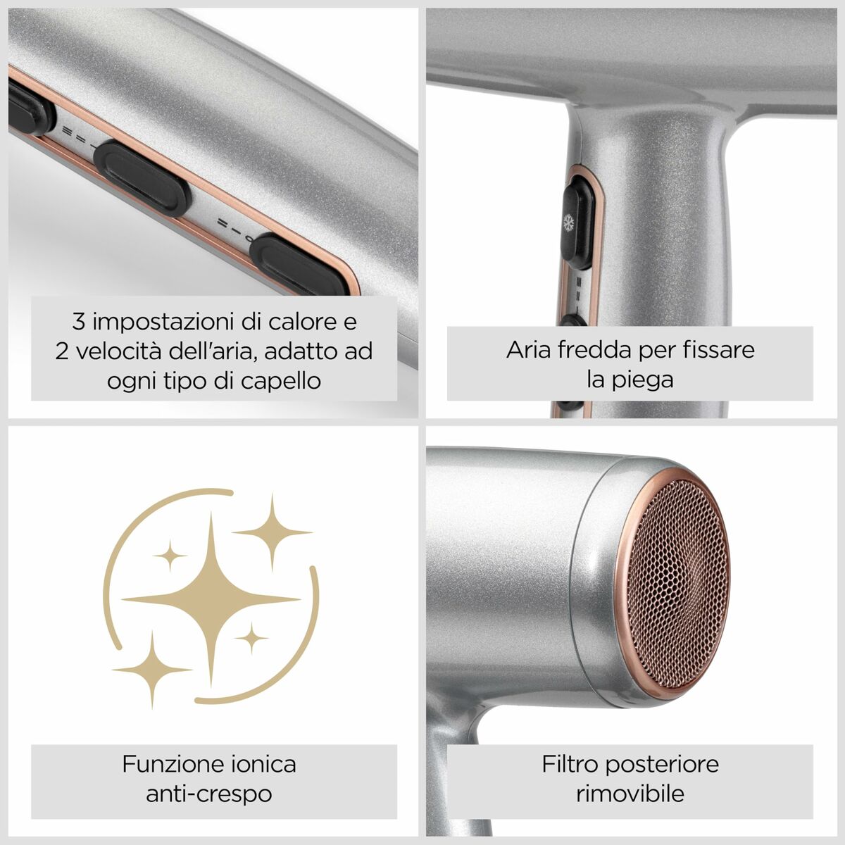 Föhn Babyliss D580DE Cosmos 2100 W - Schoonheid, Haarverzorging - Babyliss