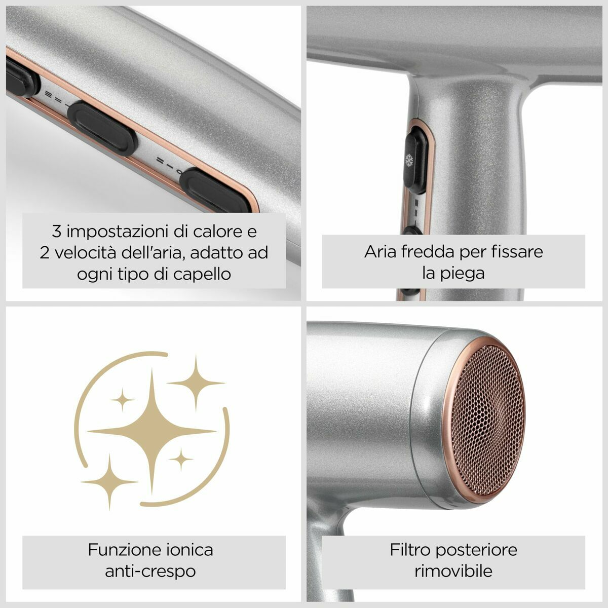 Föhn Babyliss D580DE Cosmos 2100 W - Schoonheid, Haarverzorging - Babyliss