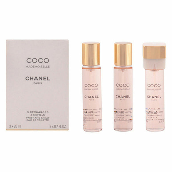 Damesparfum Coco Mademoiselle Chanel Coco Mademoiselle EDT 3 x 20 ml 20 ml