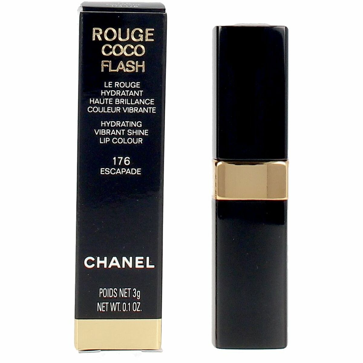 Lippenstift Chanel Rouge Coco Flash Nº 176 Escapade Nº 176 - Escapade 3 g - Schoonheid, Make - up - Chanel
