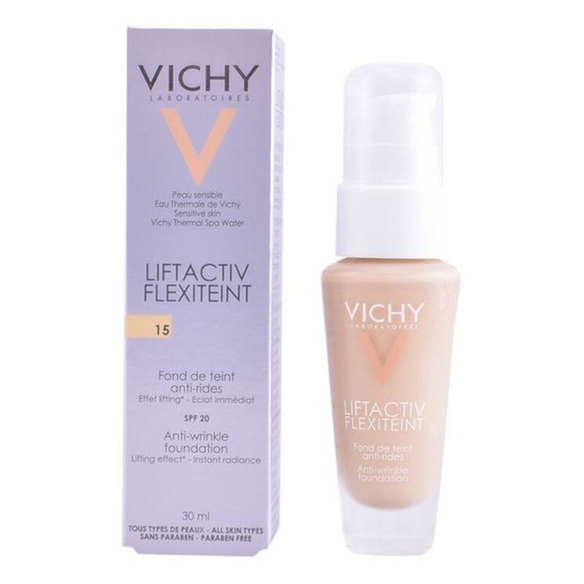 Vloeibare Foundation Make - up Liftactiv Flexiteint Vichy Spf 20 - Schoonheid, Make - up - Vichy