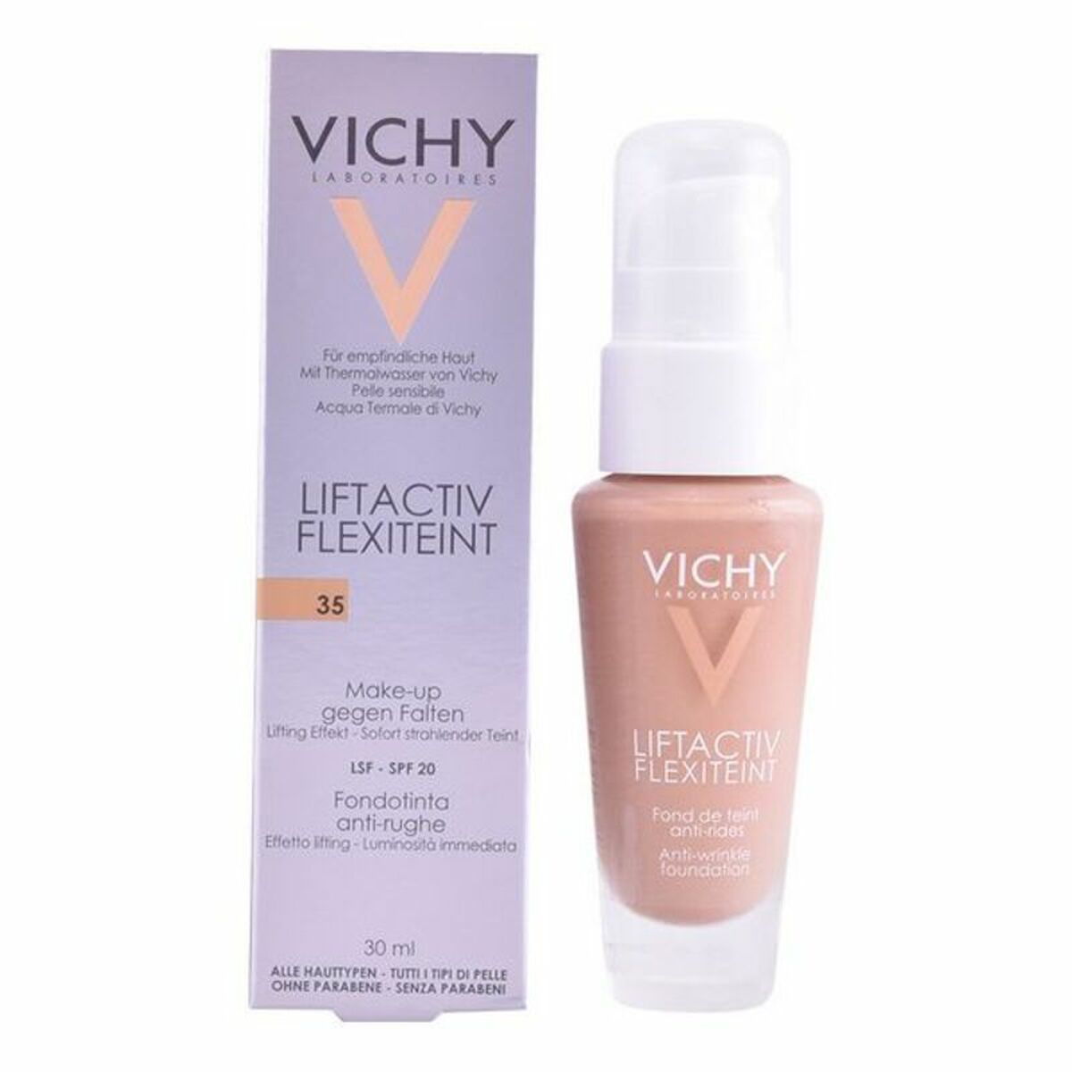 Vloeibare Foundation Make - up Liftactiv Flexiteint Vichy Spf 20 - Schoonheid, Make - up - Vichy